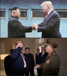 Trump and Kim Jong Un Meme Template