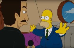 Homer Simpson und Lionel Richie Meme Template