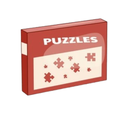 Cartoon Puzzle Box Meme Template