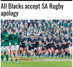 SA Rugby apology Meme Template