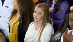 LSU Death Stare Girl Meme Template