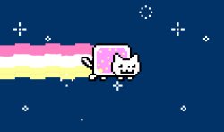 Twink Nyan Cat Meme Template