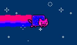 Bisexual Nyan Cat Meme Template