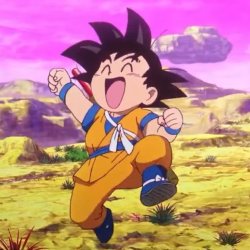 Excited Kid Goku Meme Template