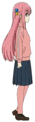 Hitori Gotoh back Meme Template