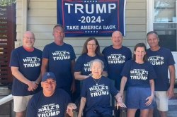 Tim Walz' Family Supports Trump Meme Template