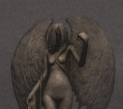 angel statue from Amnesia: The Dark Descent Meme Template