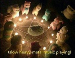 Stuffed Animal Summoning Circle Meme Template