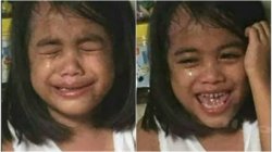 Cry smile kid Meme Template