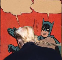 Batman Slapping Trump Meme Template