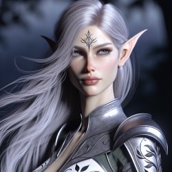 Tall high elf female from skyrim Meme Template