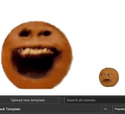 Annoying orange vs amazing grace Meme Template