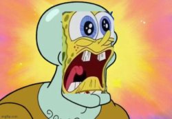 screaming spongebob handsome squidward Meme Template