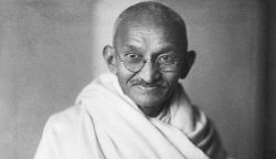 Gandhi: there are unjust laws just as there are unjust men Meme Template