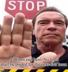 Timed line ender Meme Template