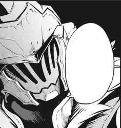 blank goblin slayer says Meme Template