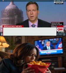 Breaking News Kamala Eats Doritos Meme Template