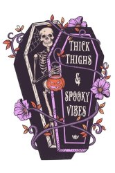 Thick Thighs & Spoky Vibes Meme Template