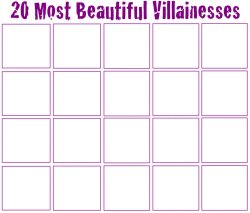 most beautiful villainesses Meme Template