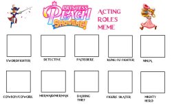 princess peach showtime acting roles meme Meme Template