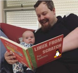 Linux From Scratch for babies Meme Template