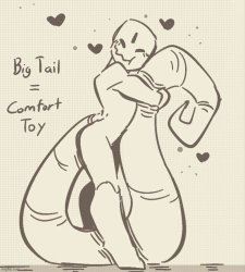 Comfort tail ref drawing Meme Template