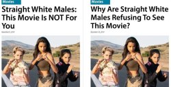 Straight White Males: This Movie Is NOT For You Meme Template