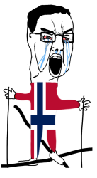 Norwegian chudjak Meme Template