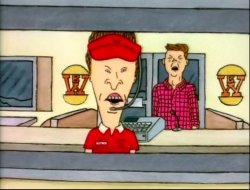 Butthead drive thru Meme Template