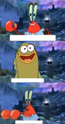 Mr. Crabs Meme Template