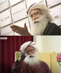 Sadhguru Meme Template