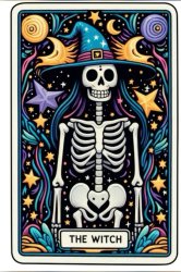 Tarot Skeleton | The Witch Meme Template