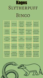 Kages SlytherPuff Bingo Meme Template