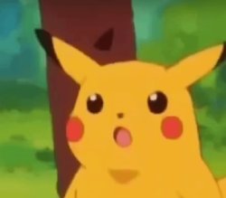 Clean Surprised Pikachu Meme Template