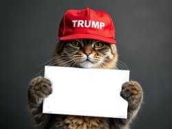 Trump cat Meme Template