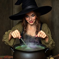 Witch Cooking Meme Template