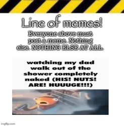 Line of Memes Meme Template