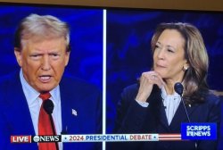 Trump Kamala think Meme Template