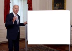 Biden blank sign template Meme Template