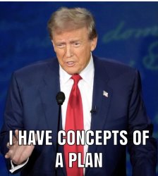 Trump Concepts Of A Plan Meme Template