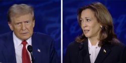 Kamala trump debate Meme Template