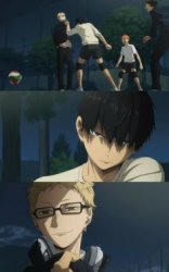 Kageyama and Sucki Meme Template