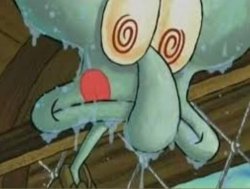 Squidward Salivating Meme Template