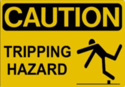 Tripping Hazard Sign Meme Template