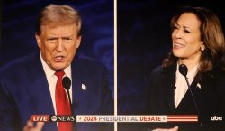 Trump vs Harris debate best line Meme Template