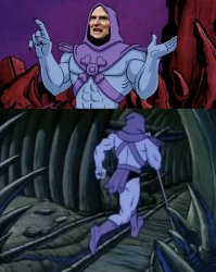 Skeletor Jones Meme Template