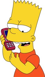 Bart prank call Meme Template