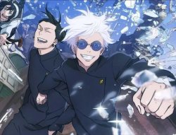 gojo and geto Meme Template