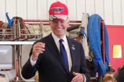 Biden Trump hat Meme Template