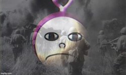 Tinky-Winky with PTSD Meme Template